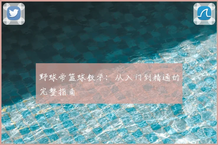 野球帝篮球教学：从入门到精通的完整指南